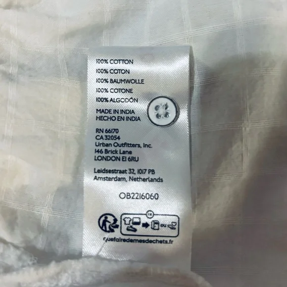 Pilcro Anthropologie White Lace Detail Top nwt - Picture 15 of 15